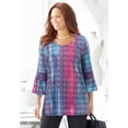 thumbnail image 2 of Catherines Women's Plus Size Dream Drape Bella Crochet Trim Top, 2 of 5
