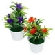 thumbnail image 4 of KAKOWELY 4 plantas artificiales en maceta de plástico, modelos de bonsái artificiales, decoraciones para mesa., 4 of 4