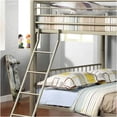 thumbnail image 4 of JERFIT Full Over Full Bunk Bed, Metal Frame with Movable Ladder, Converts to Two Separate Beds, Metallic Grey Finish, Contemporary Design, 4 of 6