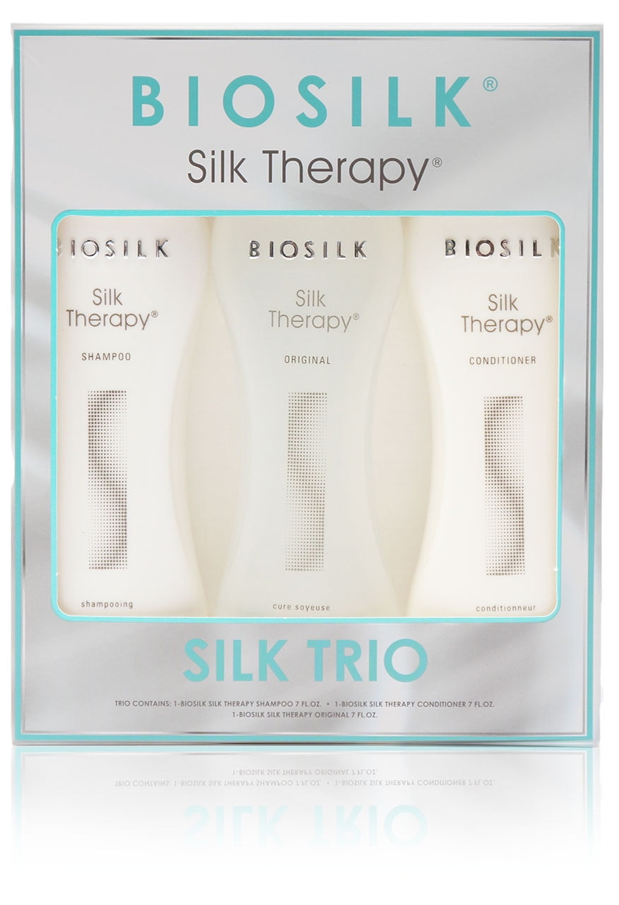 BioSilk Silk Therapy Shampoo and Conditioner Set, ParabenFree, 2 Piece