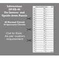 thumbnail image 5 of LV Upside Down Inverse Fuse Box Circuit Breaker Panel Directory Labels/Decals/Stickers for All Electrical Panel/Load Centers (Inverse 40 Circuits 2 Pcs), 5 of 5