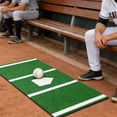 thumbnail image 4 of Baseball Hitting Training Mat for Batting Practice and Swing Development Indoor Outdoor Exercise with Home Plate, 4 of 5