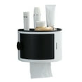 thumbnail image 1 of Zootealy Desktop Paper Towel Dispenser with Storage Shelf Wall Mounted Paper Towel Holder Dispenser Self Adhesive Toilet Tissue Garbage Bags Dispenser Paper Extraction Dispenser for Kitchen Bathroom, 1 of 8