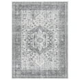 thumbnail image 2 of Allstar Rugs 9' 6" x 12' 6" Gainsboro Grey Traditional Persian Themed Polyester Area Rug with a Grey Heriz Design and Ivory Accents. Machine-Made in Turkey., 2 of 8
