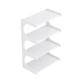 thumbnail image 2 of Shoe Rack, Four Tier Shoe Rack, Shoe Organizer, Bedroom Closet Shoe Rack, Entryway Storage, Plastic Shoe Shelf, Daily Use Shoe Storage, Ventilated Shoe Rack, 2 of 9
