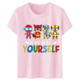 thumbnail image 1 of JAKANYQ T-Shirts pour Femmes Sensibilisation T-shirt Classique, 1 of 6