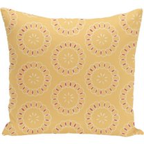 Simply Daisy 16" x 16" Happiness Is... Floral Print Outdoor Pillow