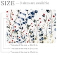 thumbnail image 2 of Small Washable Kitchen Rug, Watercolor Sprigs of Plants and Wild Berries Pattern Indoor Door Mats for Entryway, Non Slip Area Rug Floor Carpet for Entrance Bathroom Bedroom, 2 of 7