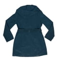 thumbnail image 2 of London Fog Women's Water Resistant Single Breasted Trench Coat With Removable (Dark Teal, L), 2 of 3