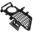 thumbnail image 2 of 1pc Black Car Left Beehive Fog Light Grille Cover for BMW Serie 3 F30 F31 2011-2015, 2 of 3