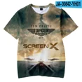 thumbnail image 3 of The New Men's T-Shirt Top Gun 2 Maverick Balaclavas Casual Fashion 3D Printed Summer Children's Role-Playing Leisure T-Shirt, 3 of 5