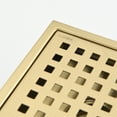 thumbnail image 6 of Mefine 6 Inch Square Shower Floor Drain Cover, 6 of 8