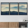 thumbnail image 3 of wall26 Framed Canvas Print Wall Art Set Blue Mountain Ranges &amp; Green Forest Nature Wilderness Photography Realism Chic Scenic Relax/Calm Multicolor for Living Room, Bedroom, Office - 24&quot;x36&, 3 of 5
