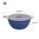 thumbnail image 2 of Juego de coladores de cocina Unique Bargains Cesta escurridor de doble capa azul 3 piezas, 2 of 6