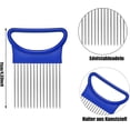 thumbnail image 2 of Soporte para rebanadora de cebolla de acero inoxidable 2 piezas, soporte para rebanadora cuchilla de corte TUNC Sencillez, 2 of 5