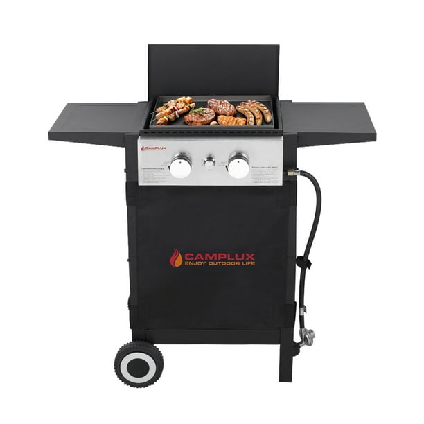 Camplux Propane Gas Griddle 22 000 Btu, Outdoor Flat Cooking Grill