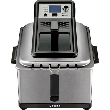 KRUPS Stainless Steel Professional Deep Fryer with 3 Frying Baskets, 1 Piece