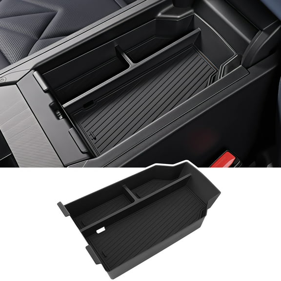 Suitable for BMW 2025 X3 Center Console Organizer 2025 X3 Center Console Tray for BMW X3 2025  Accessories 2025 X3 Console Organizer ABS Console Storage