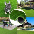 thumbnail image 3 of 3x3ft Artificial Fake Synthetic Grass Rug Garden Landscape Lawn Carpet Mat Turf, 3 of 6