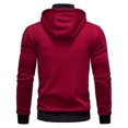 Flash Sale!Syhpoeug Zip Up Hoodie Men's Zipper Hooded Men's Jacket Plus