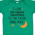 thumbnail image 4 of Inktastic I Love My Great Grandma to the Moon and Back Boys or Girls Baby Bodysuit, 4 of 5