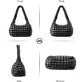 thumbnail image 4 of LinYooLi Quilted Tote Bag for Women Large Faux Leather Trendy Light Padding Puffer Bag Hobo Bag Shoulder Crossbody Bag, 4 of 6