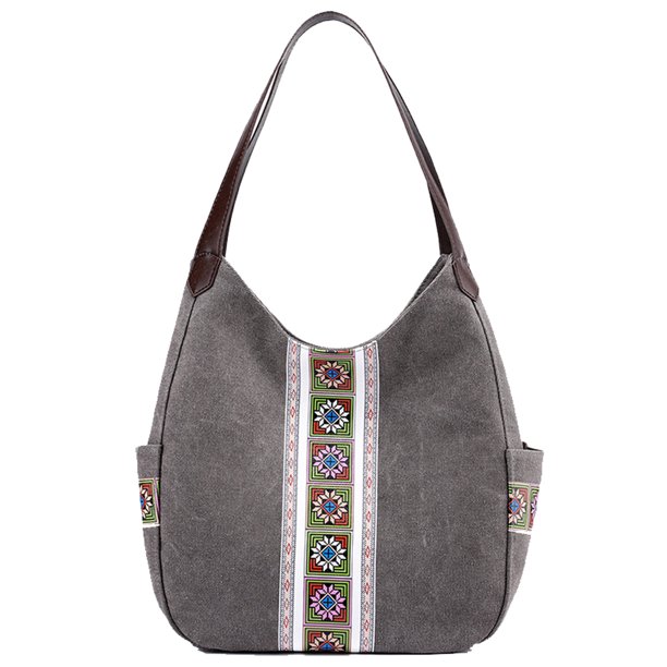Bolso de lona vintage, bolso de mujer multicapa de gran capacidad MFZFUKR CPB-US-PSF1087-4
