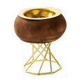 thumbnail image 2 of Quemador de incienso árabe, adorno de metal, base estable en forma de cono Sin tapa, 2 of 9