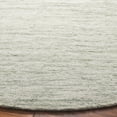 thumbnail image 3 of SAFAVIEH Ebony Cynthia Distressed Area Rug, Green/Ivory, 6' x 6' Round, 3 of 7