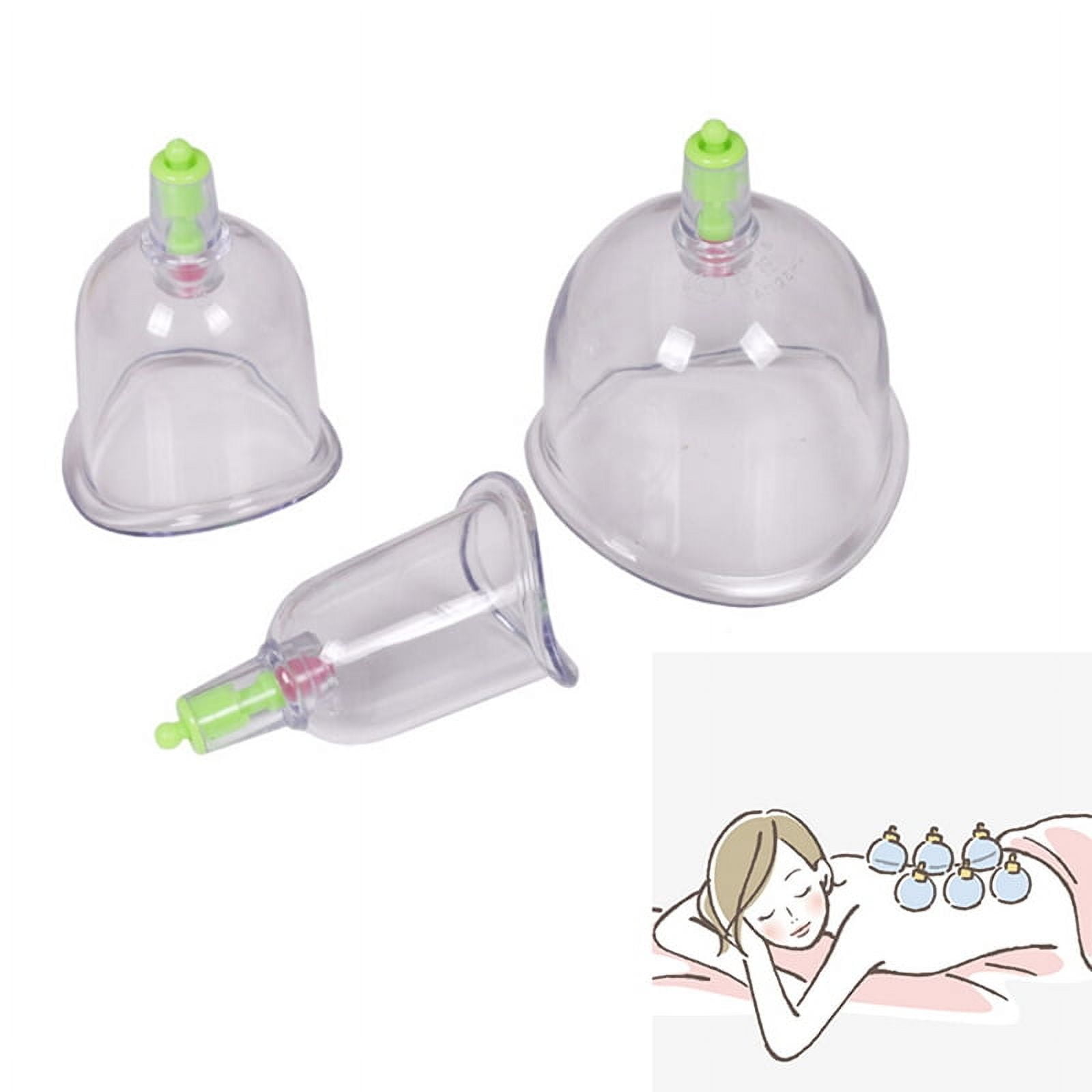 Curved Vacuum C1*3 Cups Cupping For Joint Suction Chinese Massage Traditional