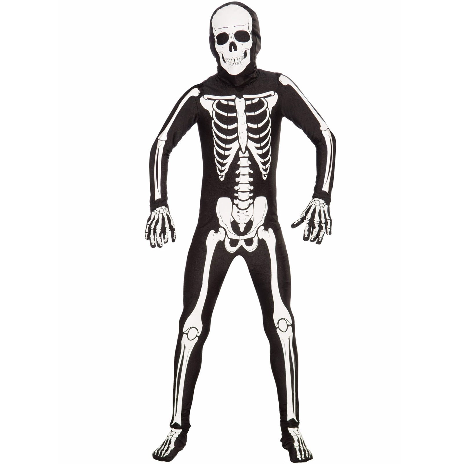 Kids Unisex Bone Suit Costume - Walmart.com