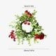 thumbnail image 3 of Candle Aromatherapy Holders Red Fruit Wreath Christmas Desk Arrangement, Red Fruit Wreath Candle Holders, Aromatherapy Candle Holders, Festive Desktop Decor, Home Aromatherapy Supplies, Unique Gift, 3 of 9