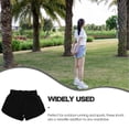 thumbnail image 3 of unbranded Cortos Deportivos Para Mujer Con Transpirable Color Negro Para Ejercicio Cómodo, 3 of 8