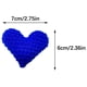 thumbnail image 1 of Pequeño corazón de ganchillo con bolsillo, tejido acrílico, mini símbolo de amor de 7 cm, pequeño recuerdo para el Día de San Valentín o cumpleaños, tarjeta de nombre extraíble con bolsa de organza,, 1 of 5
