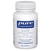 Pure Encapsulations 5-HTP 100 mg - Brain Health, Sleep Regulation & Appetite Support* - 5-Hydroxytryptophan - Gluten Free & Non-GMO - 180 Capsules