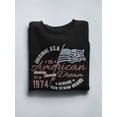 thumbnail image 3 of The American Dream 1974 Vintage Sweatshirt Men -Image by Shutterstock, Male XX-Large, 3 of 4