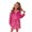 Z61 Hot Pink, variant on Tfken Girls Pajamas Robe Bowknot Graphic Sleepwear Long Sleeve Hooded Bathrobe With Pockets Loungewear Homewear Casual Winter Nightwear Toddler Classic Clothes Size 9-10 Years