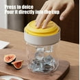thumbnail image 4 of 2025 New Ice Cube Cup with Lid and Molds for Iced Drinks, Plastic Water Cup With Built In Ice Tray 400ml, Portable Sealed Tumbler with Protective Sleeve for Coffee, Juice, Smoothie, 4 of 6