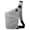 Gray, variant on Lightweight Anti-Theft Chest Bag Travel Sling Backpack for Men Women Crossbody Shoulder Bag Right Orientation Gray (11.8x7.8 inches / 30x20 cm) Everyday Commute Hiking Cycling Use