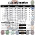 thumbnail image 3 of Men's Plaid Waffle Knit Sweatshirt Quarter Zip Pullover Stand Collar Long Sleeve Loose Fit Casual Sweatshirt For Fall Winter Daily Wear, S, 3 of 7