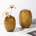 thumbnail image 3 of Florero de cristal retro de estilo europeo, florero de mediana edad, decoración de escritorio for invitados en casa, restaurante, sentido de alta gama, 3 of 4