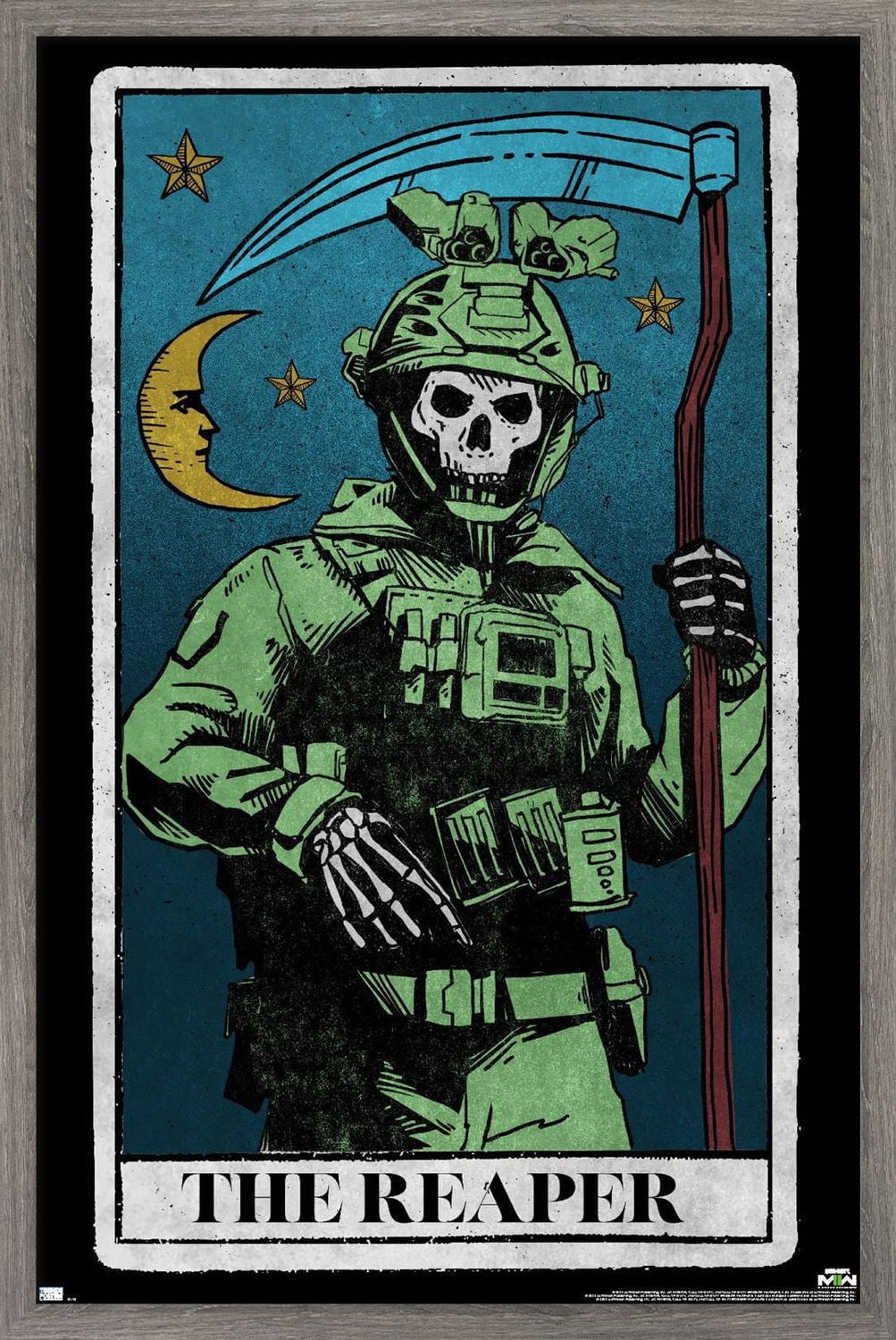 Call of Duty: Modern Warfare 2 - Ghost Tarot Card Wall Poster
