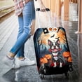 thumbnail image 3 of Happy Halloween Vampire Boston Terrier BOO with Pumpkins Fun and Spooky Travel Luggage Cover Gentleman Dog Lover Gifts Suitcase Dust Protective Decor - 00018, 3 of 5