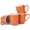 Orange, variant on Elanze Designs Solid Color Black White Interior 16 ounce Matte Ceramic Mugs Matching Set of 4