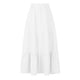 thumbnail image 5 of Faldas de cintura elástica con volantes fruncidos y bolsillos informales sólidos a la moda para mujer Wmkox8yi FGJ2006, 5 of 5