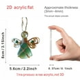 thumbnail image 2 of Virelaxpo Christmas Angel Pendant Ornament for Tree Decoration Elegant Holiday Hanging Decor with Random Hanging Cord Suitable for Wreaths Garlands and Gift Tags, 2 of 7