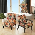 thumbnail image 1 of Designart "Sunset In The Tropics I" Pink Floral Upholstered Accent Chair - Cottage Arm Chair For Living Room, 1 of 7