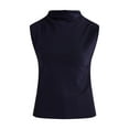 thumbnail image 2 of Free Assembly Women’s and Women's Plus Sleeveless Mock Neck Top, Sizes XS-4X, 2 of 5