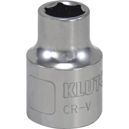 Klutch Socket, Metric, 6mm, 3/8in.-Drive, 6-Pt.