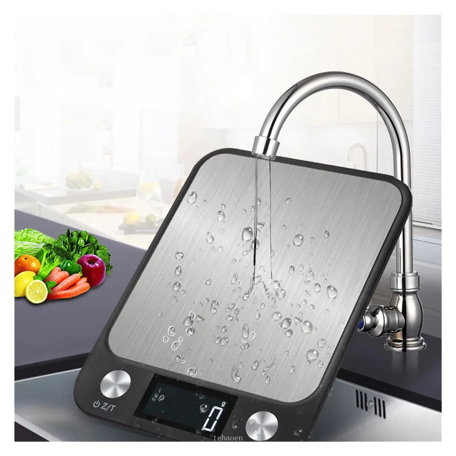 Kitchen Scale Weighing Food Coffee Balance Smart Electronic Digital Scales Stainless Steel Design ,High-Precision Weighing Technology
